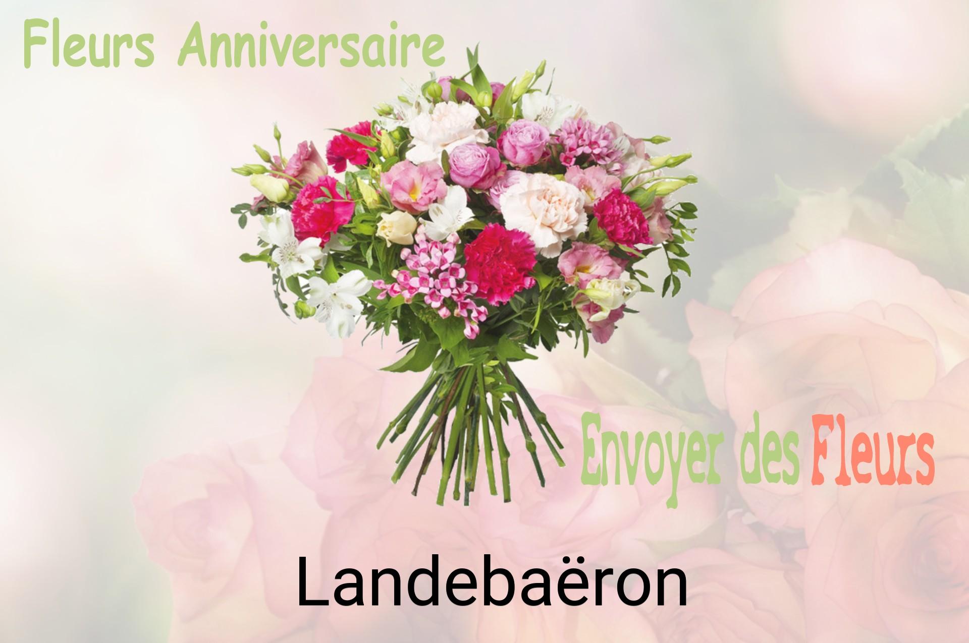 Bouquet de fleurs d’anniversaire livré à Landebaëron